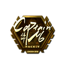 Sticker | captainMo (Gold) | London 2018
