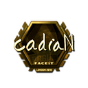 Sticker | cadiaN (Gold) | London 2018