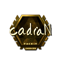 Sticker | cadiaN (Gold) | London 2018