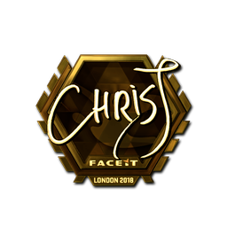 Sticker | chrisJ (Gold) | London 2018