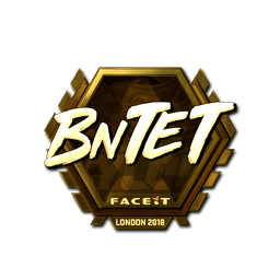 Sticker | BnTeT (Gold) | London 2018