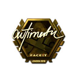 Sticker | autimatic (Gold) | London 2018