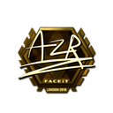 Sticker | AZR (Gold) | London 2018