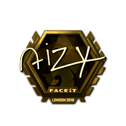 Sticker | aizy (Gold) | London 2018