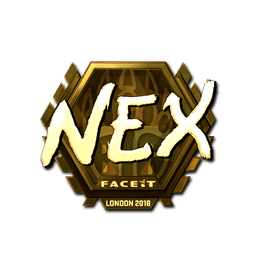 Sticker | nex (Gold) | London 2018