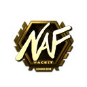 Sticker | NAF (Gold) | London 2018