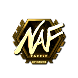 Sticker | NAF (Gold) | London 2018