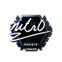 Sticker | nitr0 (Foil) | London 2018