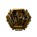 Sticker | NiKo (Gold) | London 2018