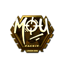 Sticker | mou (Gold) | London 2018