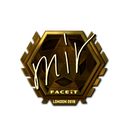 Sticker | mir (Gold) | London 2018