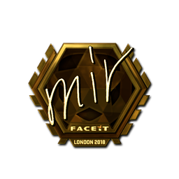 Sticker | mir (Gold) | London 2018