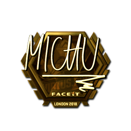 Sticker | MICHU (Gold) | London 2018