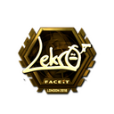 Sticker | Lekr0 (Gold) | London 2018