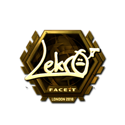 Sticker | Lekr0 (Gold) | London 2018