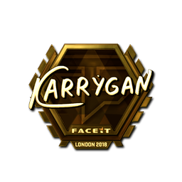 Sticker | karrigan (Gold) | London 2018