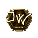 Sticker | JW (Gold) | London 2018