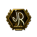 Sticker | jR (Gold) | London 2018