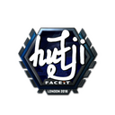 Sticker | hutji (Foil) | London 2018