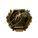 Sticker | Hiko (Gold) | London 2018