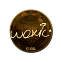 Sticker | woxic (Gold) | Katowice 2019