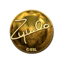 Sticker | ZywOo (Gold) | Katowice 2019