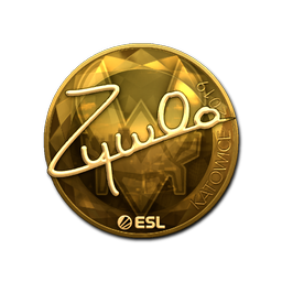Sticker | ZywOo (Gold) | Katowice 2019