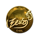 Sticker | Zeus (Gold) | Katowice 2019