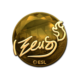 Sticker | Zeus (Gold) | Katowice 2019