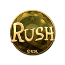 Sticker | RUSH (Gold) | Katowice 2019