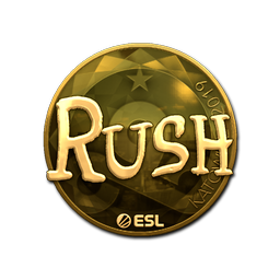Sticker | RUSH (Gold) | Katowice 2019