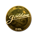 Sticker | Golden (Gold) | Katowice 2019