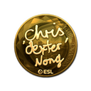 Sticker | dexter (Gold) | Katowice 2019