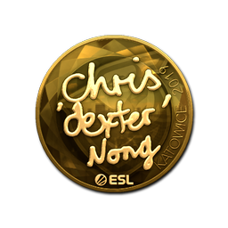 Sticker | dexter (Gold) | Katowice 2019