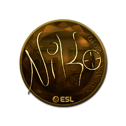 Sticker | NiKo (Gold) | Katowice 2019