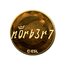 Sticker | n0rb3r7 (Gold) | Katowice 2019