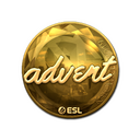 Sticker | advent (Gold) | Katowice 2019