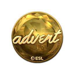 Sticker | advent (Gold) | Katowice 2019