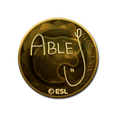 Sticker | ableJ (Gold) | Katowice 2019