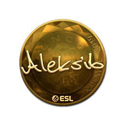 Sticker | Aleksib (Gold) | Katowice 2019