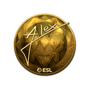 Sticker | ALEX (Gold) | Katowice 2019