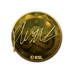 Sticker | flusha (Gold) | Katowice 2019