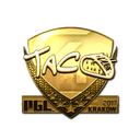 Sticker | TACO (Gold) | Krakow 2017