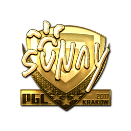 Sticker | suNny (Gold) | Krakow 2017