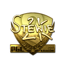Sticker | Stewie2K (Gold) | Krakow 2017