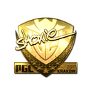 Sticker | shox (Gold) | Krakow 2017