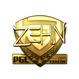 Sticker | zehN (Gold) | Krakow 2017