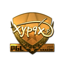 Sticker | Xyp9x (Gold) | Krakow 2017