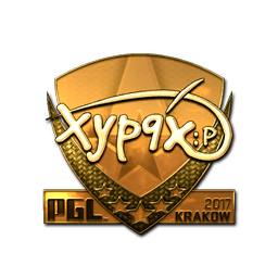 Sticker | Xyp9x (Gold) | Krakow 2017