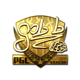 Sticker | gob b (Gold) | Krakow 2017